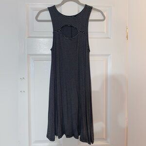 American Eagle Outfitters Soft & Sexy Striped Cut Out Dress